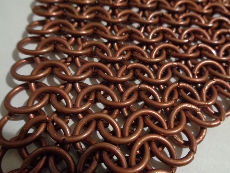 Copper chain mail