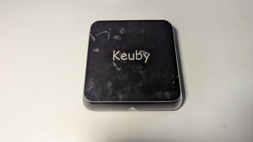 The top of the Keuby Ice 0515. Keuby is emblazoned in large letters.