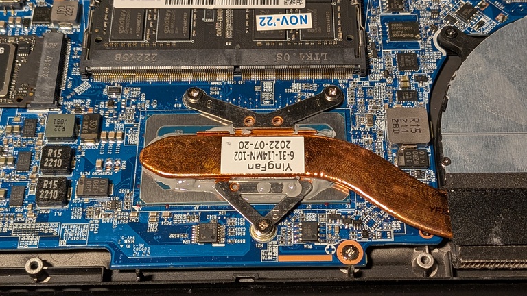 A pretty okay thermal paste job